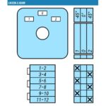 Кулачковые переключатели – Переключатель LK32R-3.8380\P03 схема 1-0-2, 3-полюсный Переключатель LK32R-3.8380\P03 схема 1-0-2, 3-полюсный
