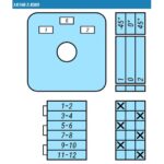 Переключатель LK16R-3.8380\S03 схема 1-0-2, 3-полюсный Переключатель LK16R-3.8380\S03 схема 1-0-2, 3-полюсный