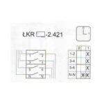 Главный выключатель LK16RG\P07 схема 0-1, 4 полюса Главный выключатель LK16RG\P07 схема 0-1, 4 полюса