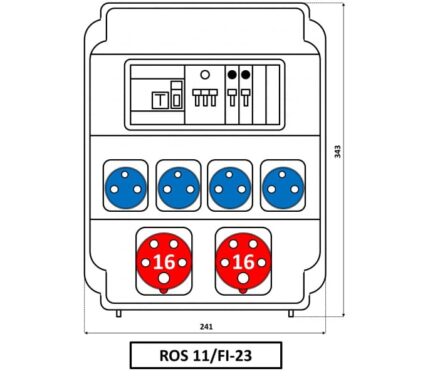 SEZ DK – Распределительное устройство ROS 11/FI-23 Распределительное устройство ROS 11/FI-23