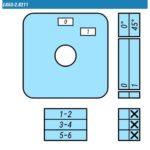 Выключатель LK63-2.8211\P03 схема 0-1, 3-полюса Выключатель LK63-2.8211\P03 схема 0-1, 3-полюса
