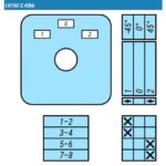 Кулачковые переключатели – Переключатель LK15C-2.4366\P03 схема 1=>0<=2, 2-полюсный Переключатель LK15C-2.4366\P03 схема 1=>0<=2, 2-полюсный