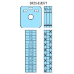 Кулачковые переключатели – Переключатель SK25-8.8371\P03 схема 1-0-2, 8-полюсный Переключатель SK25-8.8371\P03 схема 1-0-2, 8-полюсный
