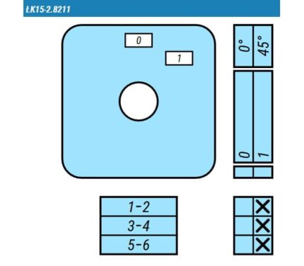 Выключатель LK15-2.8211\P03 схема 0-1, 3-полюсный Выключатель LK15-2.8211\P03 схема 0-1, 3-полюсный