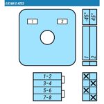 Кулачковые переключатели – Переключатель LK16R-2.4223\P03 схема 1-2, 2-полюсный Переключатель LK16R-2.4223\P03 схема 1-2, 2-полюсный