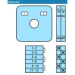 Кулачковые переключатели – Переключатель LK16R-3.4276\P03 схема 1-2, 3-полюсный Переключатель LK16R-3.4276\P03 схема 1-2, 3-полюсный