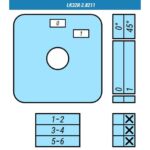 Выключатель LK32R-2.8211\OB2 схема 0-1, 3-полюсный Выключатель LK32R-2.8211\OB2 схема 0-1, 3-полюсный