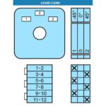 Кулачковые переключатели – Переключатель LK25R-3.8380\S03 схема 1-0-2, 3-полюсный Переключатель LK25R-3.8380\S03 схема 1-0-2, 3-полюсный