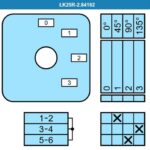 Кулачковые переключатели – Переключатель LK25R-2.84162\P03 схема 0-1-2-3 Переключатель LK25R-2.84162\P03 схема 0-1-2-3