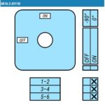 Кулачковые переключатели – Выключатель SK16-2.42110\OB11 схема 1-2 Выключатель SK16-2.42110\OB11 схема 1-2