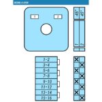 Выключатель SK20G-4.4230\P03 схема 1-2, 4-полюсный Выключатель SK20G-4.4230\P03 схема 1-2, 4-полюсный