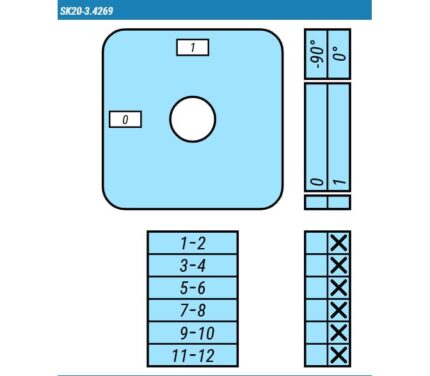 Кулачковые переключатели – Выключатель SK20G-3.4269\P03 схема 0-1, 6-полюсный Выключатель SK20G-3.4269\P03 схема 0-1, 6-полюсный