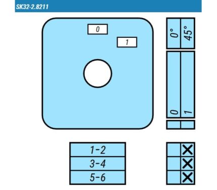Кулачковые переключатели – Выключатель SK32-2.8211\OB13 схема 0-1, 3-полюсный Выключатель SK32-2.8211\OB13 схема 0-1, 3-полюсный