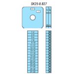 Кулачковые переключатели – Переключатель SK25-8.827\P03 схема 0-1, 16-полюсный Переключатель SK25-8.827\P03 схема 0-1, 16-полюсный