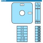 Выключатель SK63-3.4270\OB13 схема 0-1, 6-полюсный Выключатель SK63-3.4270\OB13 схема 0-1, 6-полюсный