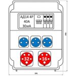 Корпус на 11 модулей – Бокс комбинированный ROS 11 AB/CFI/EK-097 с разъемами Бокс комбинированный ROS 11 AB/CFI/EK-097 с разъемами