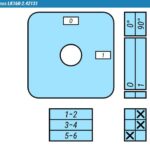 Переключатель LK16R-2.42131\OB2 схема 0-1, 3-полюсный Переключатель LK16R-2.42131\OB2 схема 0-1, 3-полюсный