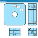 Переключатель SK10-2.1231\P03 схема 1-2-3 Переключатель SK10-2.1231\P03 схема 1-2-3