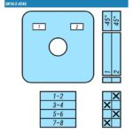 Кулачковые переключатели – Переключатель SK10-2.4245\P23 схема 1-2, 2-полярный Переключатель SK10-2.4245\P23 схема 1-2, 2-полярный