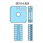 Кулачковые переключатели – Выключатель SK10-4.824\P23 схема 0-1, 8-полюсный Выключатель SK10-4.824\P23 схема 0-1, 8-полюсный