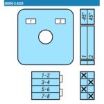 Кулачковые переключатели – Выключатель SK20G-2.4223\OB11 схема 1-2, 2-полюсный Выключатель SK20G-2.4223\OB11 схема 1-2, 2-полюсный