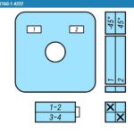 Кулачковые переключатели – Выключатель SK16G-1.4222\P23 схема 1-2, 1-полюсный Выключатель SK16G-1.4222\P23 схема 1-2, 1-полюсный