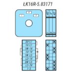 Кулачковые переключатели – Переключатель LK16R-5.83171\P03 схема 1-0-2 Переключатель LK16R-5.83171\P03 схема 1-0-2