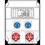 Корпус на 11 модулей – Бокс комбинированный ROS 11 AB/CFI-176 с разъемами Бокс комбинированный ROS 11 AB/CFI-176 с разъемами