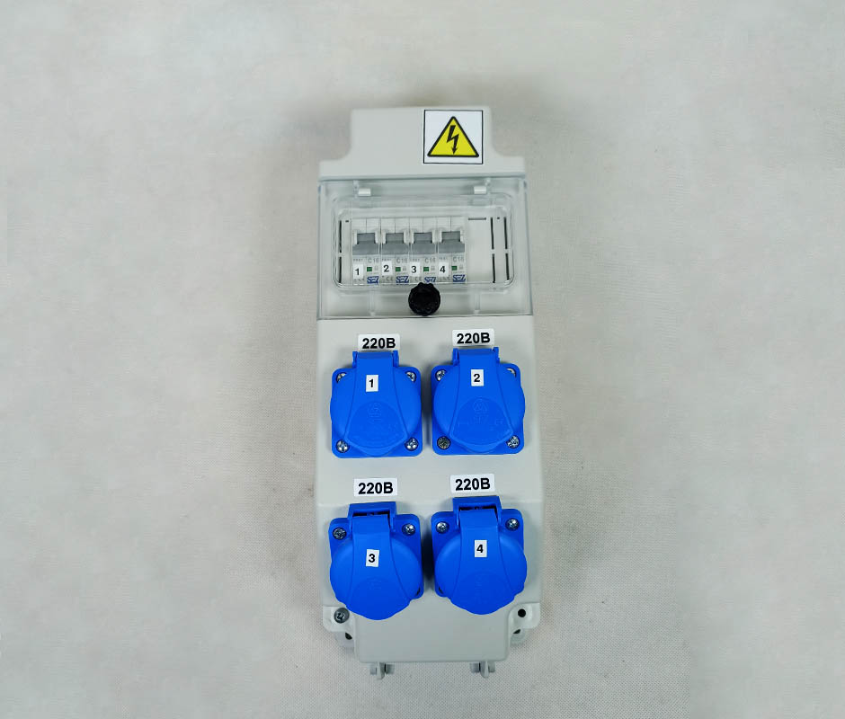 Корпус на 6 модулей – Бокс комбинированный ROS 6 AB/CI-104 с разъемами Бокс комбинированный ROS 6 AB/CI-104 с разъемами