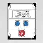 Корпус на 11 модулей – Бокс комбинированный ROS 11 AB/CFI/EK-201 с разъемами Бокс комбинированный ROS 11 AB/CFI/EK-201 с разъемами