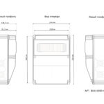 Корпуса для устройств – Корпус BD6-6000-0000 на 12 модулей Корпус BD6-6000-0000 на 12 модулей