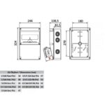 Корпуса для устройств – Корпус на 7 модулей BH6-2201-0000 IP44 Корпус на 7 модулей BH6-2201-0000 IP44