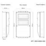 Корпуса для устройств – Корпус BD8-6000-0000 на 26 модулей Корпус BD8-6000-0000 на 26 модулей