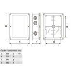 Пластиковые корпуса – Распаячная коробка BB1-0731-0063 Распаячная коробка BB1-0731-0063