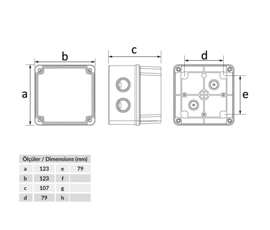 Пластиковые корпуса – Распаячная коробка BB1-1131-0053 Распаячная коробка BB1-1131-0053