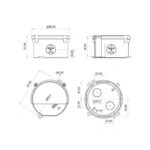 Пластиковые корпуса – Распаячная коробка BB1-1431-0006 Распаячная коробка BB1-1431-0006