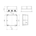 Пластиковые корпуса – Распаячная коробка BB1-1031-0076 Распаячная коробка BB1-1031-0076