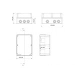 Пластиковые корпуса – Распаячная коробка BB2-0731-0066 Распаячная коробка BB2-0731-0066